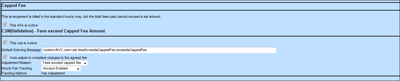 Correctly Enabled AFA Rule Correctly Enabled AFA Rule