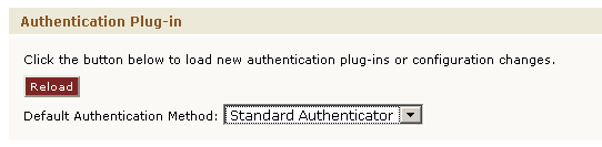 Enabling a Default Authentication Method