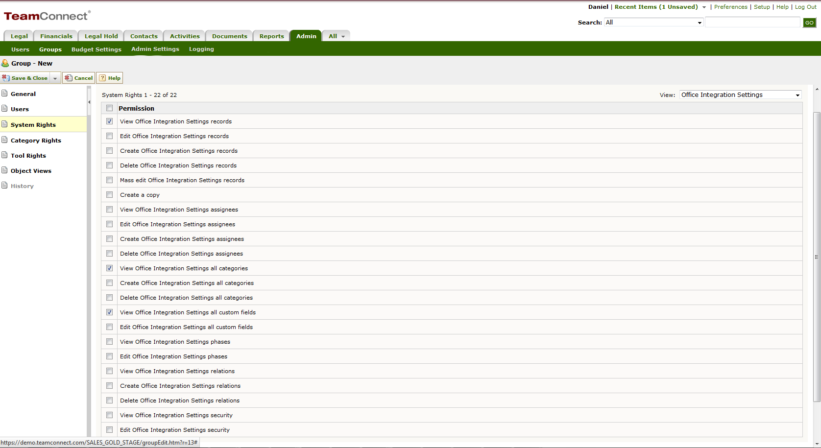 Permissions Necessary for Office Suite 2.0