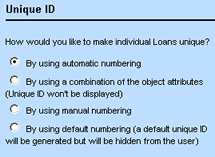 Unique Identifier Options Unique Identifier Options