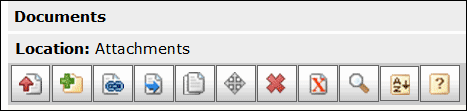 Documents Page for a Record - Sort Button Documents Page for a Record - Sort Button