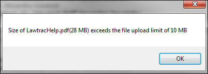 size limit