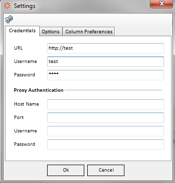 Credentials Log-in Screen for Office