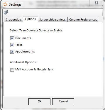 Object View Selection Screen