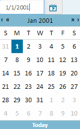 Calendar Pop-up Window