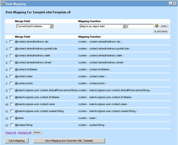 Data Mapping Tool