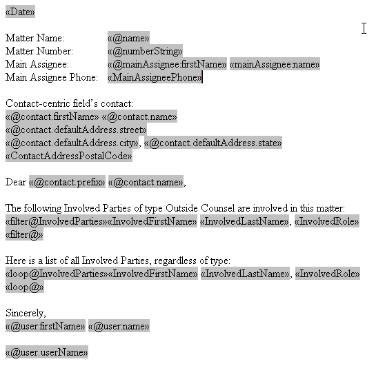 Sample RTF File (advanced field names)