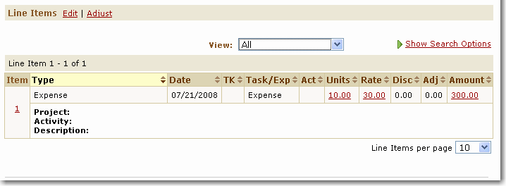 Example: Child Records Object in End-User Interface