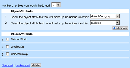 Object Attributes in Unique Identifiers