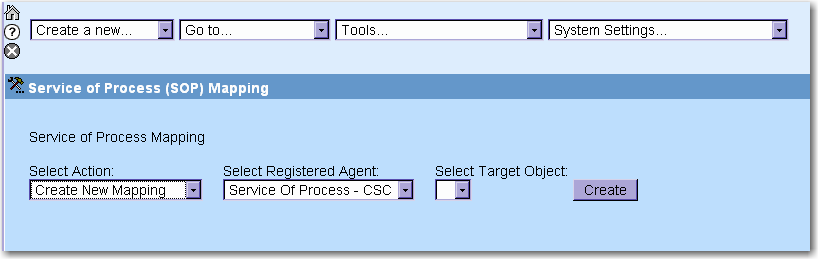 The SOP Mapping Fields