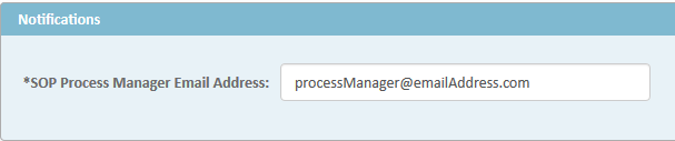 SOP Manager Email Address