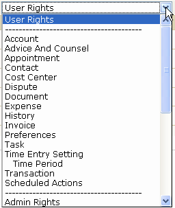 Example: System Lookup Table Hierarchy in Drop-Down List