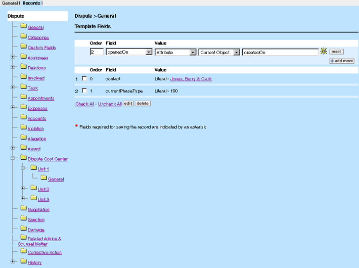 Custom Object Records Tab Example