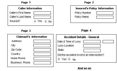 Wizard Page Layout Example